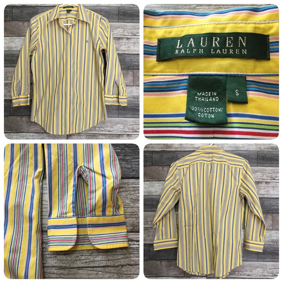 Lauren Ralph Lauren Tops - Lauren Ralph Lauren Stripe Button Down Women S